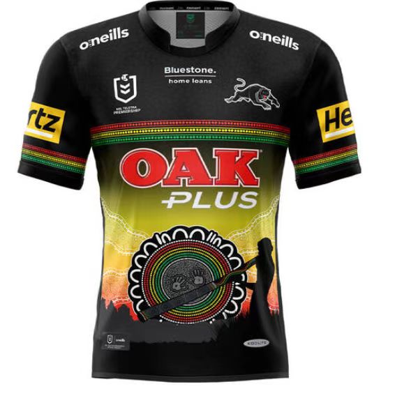 2022 Season Penrith Panthers A12 Yellow-Black Rugby Jersey